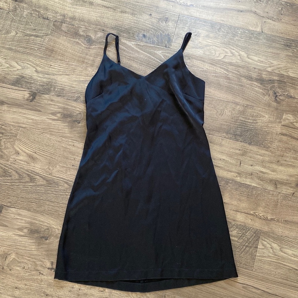 Dynamite black slip dress XS
